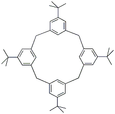 5,11,17,23-P-TERTBUTYLCALIX[4]ARENE Struktur