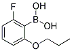 2-FLUORO-6-PROPOXYPHENYLBORONIC ACID Struktur