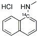 N-METHYL-N-[1-NAPHTHYL-1-14C] AMINE HYDROCHLORIDE Struktur