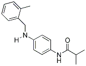 2-METHYL-N-(4-((2-METHYLBENZYL)AMINO)PHENYL)PROPANAMIDE Struktur