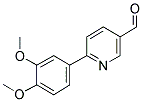 6-(3,4-DIMETHOXY-PHENYL)-PYRIDINE-3-CARBALDEHYDE Struktur