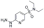 N,N-DIETHYL-6-HYDRAZINOPYRIDINE-3-SULFONAMIDE Struktur