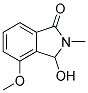 3-HYDROXY-4-METHOXY-2-METHYL-1-ISOINDOLINONE Struktur