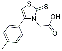 [4-(4-METHYLPHENYL)-2-THIOXO-1,3-THIAZOL-3(2H)-YL]ACETIC ACID Struktur