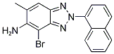 4-BROMO-6-METHYL-2-(1-NAPHTHYL)-2H-1,2,3-BENZOTRIAZOL-5-AMINE Struktur