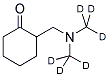 2-(BISTRIDEUTEROMETHYL)AMINOMETHYLCYCLOHEXANONE-D6 Struktur