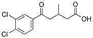 5-(3,4-DICHLOROPHENYL)-3-METHYL-5-OXOVALERIC ACID Struktur