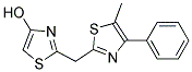 2-[(5-METHYL-4-PHENYL-1,3-THIAZOL-2-YL)METHYL]-1,3-THIAZOL-4-OL Struktur