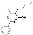 6-METHYL-5-PENTYL-2-PHENYLPYRIMIDIN-4-OL Struktur