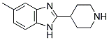 5-METHYL-2-PIPERIDIN-4-YL-1H-BENZOIMIDAZOLE Struktur