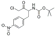 [1-(4-NITRO-BENZYL)-3-CHLORO-2-OXO-PROPYL]-CARBAMIC ACID TERT-BUTYL ESTER Struktur