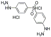 1-(4-[(4-HYDRAZINOPHENYL)SULFONYL]PHENYL)HYDRAZINE DIHYDROCHLORIDE Struktur