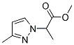 2-(3-METHYL-PYRAZOL-1-YL)-PROPIONIC ACID METHYL ESTER Struktur