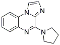 4-PYRROLIDIN-1-YLIMIDAZO[1,2-A]QUINOXALINE Struktur