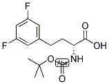 (R)-2-TERT-BUTOXYCARBONYLAMINO-4-(3,5-DIFLUORO-PHENYL)-BUTYRIC ACID Struktur