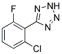 5-(2-CHLORO-6-FLUORO-PHENYL)-2H-TETRAZOLE Struktur