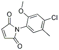 1-(4-CHLORO-2-METHOXY-5-METHYL-PHENYL)-PYRROLE-2,5-DIONE Struktur