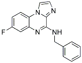 N-BENZYL-7-FLUOROIMIDAZO[1,2-A]QUINOXALIN-4-AMINE Struktur