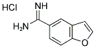 1-BENZOFURAN-5-CARBOXIMIDAMIDE HYDROCHLORIDE Struktur