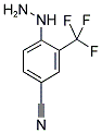 4-CYANO-2-(TRIFLUOROMETHYL)PHENYLHYDRAZINE Struktur