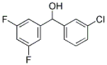 3-CHLORO-3',5'-DIFLUOROBENZHYDROL Struktur