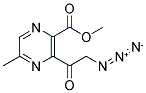 3-(2-AZIDO-ACETYL)-5-METHYL-PYRAZINE-2-CARBOXYLIC ACID METHYL ESTER Struktur