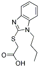 [(1-BUTYL-1H-BENZIMIDAZOL-2-YL)THIO]ACETIC ACID Struktur