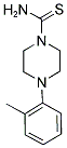 4-(2-METHYLPHENYL)PIPERAZINE-1-CARBOTHIOAMIDE Struktur