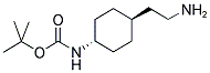 TERT-BUTYL TRANS-4-(2-AMINOETHYL)CYCLOHEXYLCARBAMATE Struktur