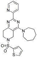 4-AZEPAN-1-YL-2-PYRIDIN-2-YL-6-(THIOPHENE-2-SULFONYL)-5,6,7,8-TETRAHYDRO-PYRIDO[4,3-D]PYRIMIDINE Struktur