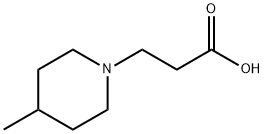 3-(4-METHYL-PIPERIDIN-1-YL)-PROPIONIC ACID Struktur