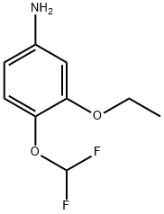 4-DIFLUOROMETHOXY-3-ETHOXY-PHENYLAMINE Struktur