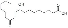 9-HYDROXY-12-OXO-10(E),15(Z)-OCTADECADIENOIC ACID Struktur