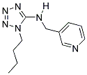 1-BUTYL-N-(PYRIDIN-3-YLMETHYL)-1H-TETRAZOL-5-AMINE Struktur