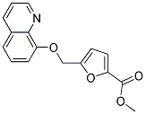 METHYL 5-[(8-QUINOLINYLOXY)METHYL]-2-FUROATE Struktur