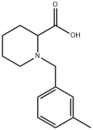 1-(3-METHYLBENZYL)PIPERIDINE-2-CARBOXYLIC ACID Struktur