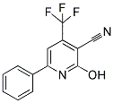 4-(TRIFLUOROMETHYL)-2-HYDROXY-6-PHENYLPYRIDINE-3-CARBONITRILE Struktur