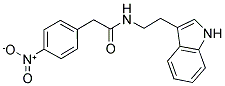 N-(2-INDOL-3-YLETHYL)-2-(4-NITROPHENYL)ETHANAMIDE Struktur