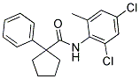 N-(2,4-DICHLORO-6-METHYLPHENYL)(PHENYLCYCLOPENTYL)FORMAMIDE Struktur