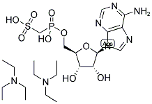 BETA-METHYLENE-ADENOSINE-5'-PHOSPHOSULFATE, TRIETHYLAMMONIUM SALT Struktur