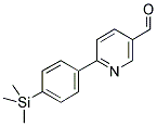 6-(4-TRIMETHYLSILANYL-PHENYL)-PYRIDINE-3-CARBALDEHYDE Struktur