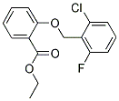 2-(2-CHLORO-6-FLUOROBENZYLOXY)-BENZOIC ACID ETHYL ESTER Struktur