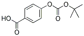 4-TERT-BUTOXYCARBONYLOXY-BENZOIC ACID Struktur