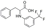 3-PHENYL-2-([[3-(TRIFLUOROMETHYL)PHENYL]]AMINO)PROPIONIC ACID Struktur