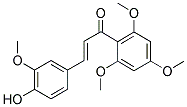 4-HYDROXY-2',3,4',6'-TETRAMETHOXYCHALCONE Struktur