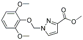 1-(2,6-DIMETHOXY-PHENOXYMETHYL)-1 H-PYRAZOLE-3-CARBOXYLIC ACID METHYL ESTER Struktur