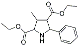 DIETHYL 3-METHYL-5-PHENYL-2,4-PYRROLIDINEDICARBOXYLATE Struktur