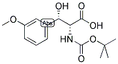 BOC-D-THREO-3-(3-METHOXYPHENYL)SERINE Struktur