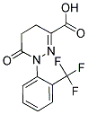 6-OXO-1-[2-(TRIFLUOROMETHYL)PHENYL]-1,4,5,6-TETRAHYDROPYRIDAZINE-3-CARBOXYLIC ACID Struktur