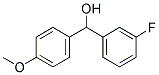 3-FLUORO-4'-METHOXYBENZHYDROL Struktur